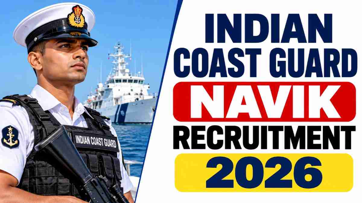 Indian Coast Guard Navik Recruitment 2026