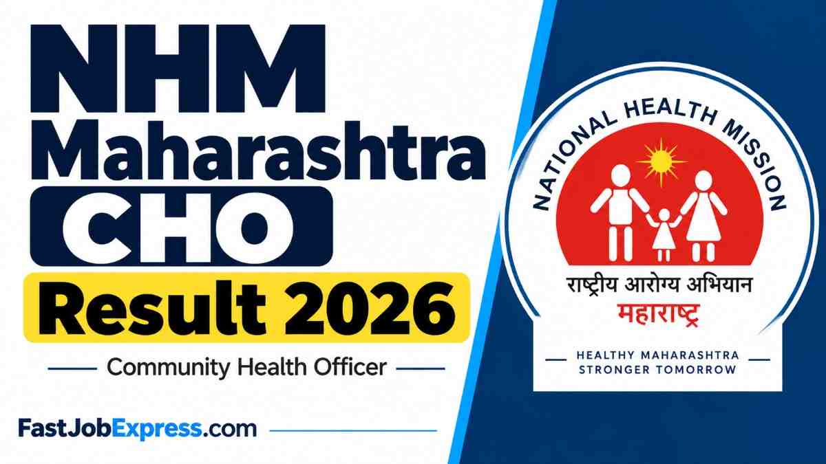 NHM Maharashtra CHO Result 2026