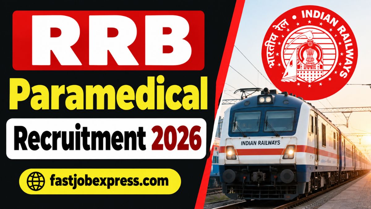 RRB Paramedical Recruitment 2026