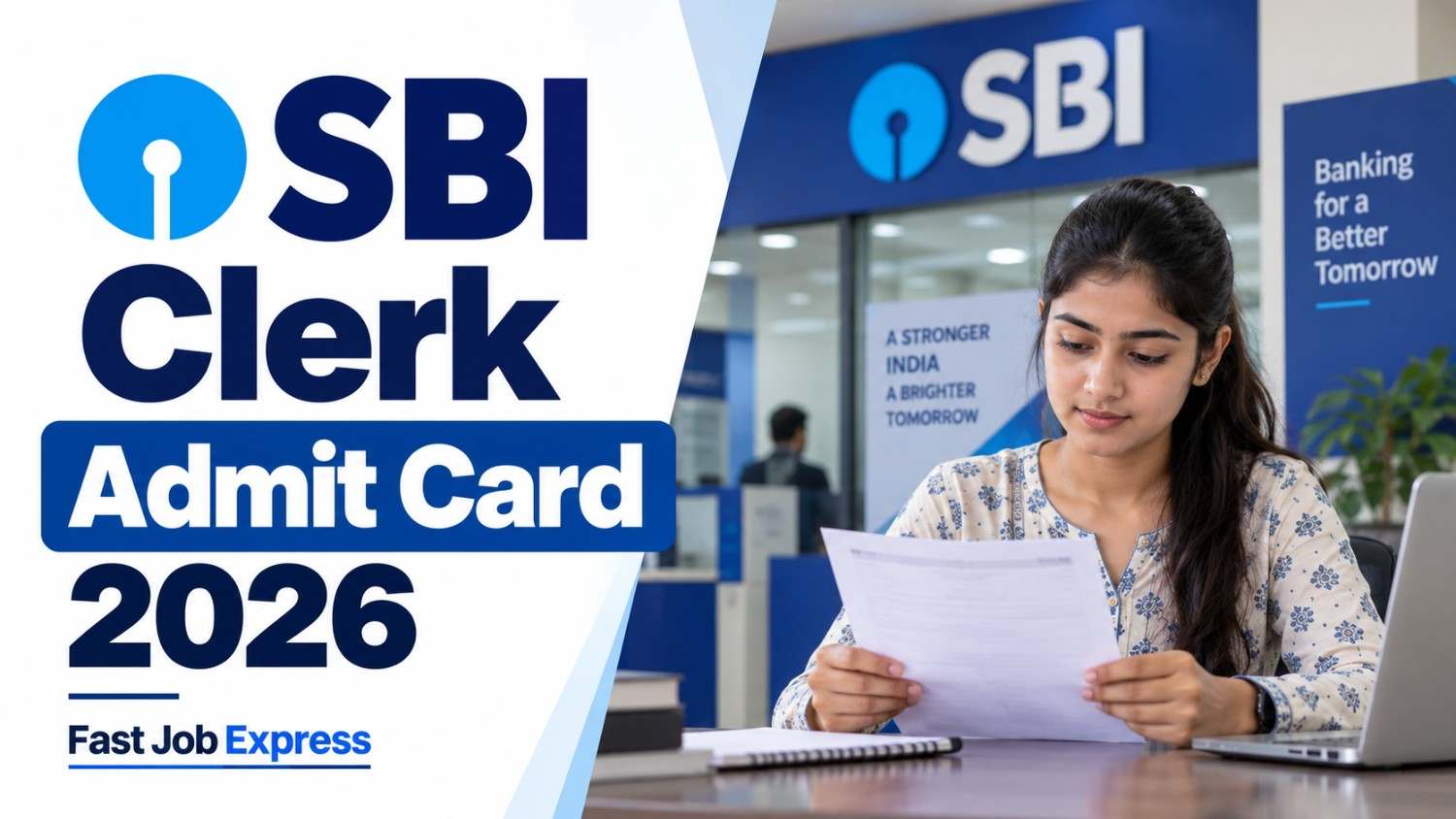 SBI Clerk Admit Card 2026